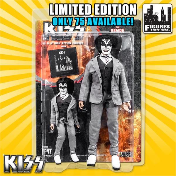 KISS Limited Edition 8 &amp; 12 Inch Figure Two-Packs: Dressed To Kill Series The Demon