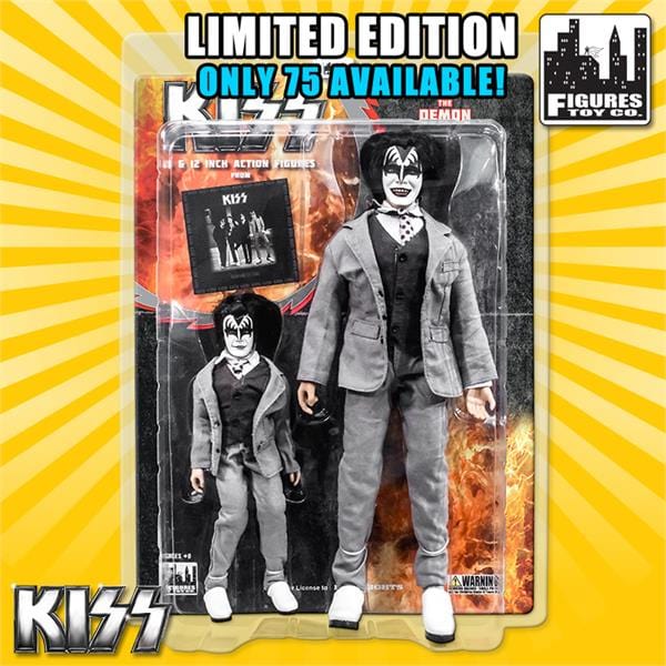 KISS Limited Edition 8 & 12 Inch Figure Two-Packs: Dressed To Kill Series The Demon