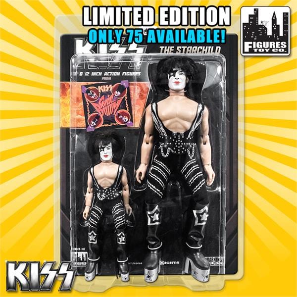 KISS Limited Edition 8 & 12 Inch Figure Two-Packs: Sonic Boom Series The Starchild