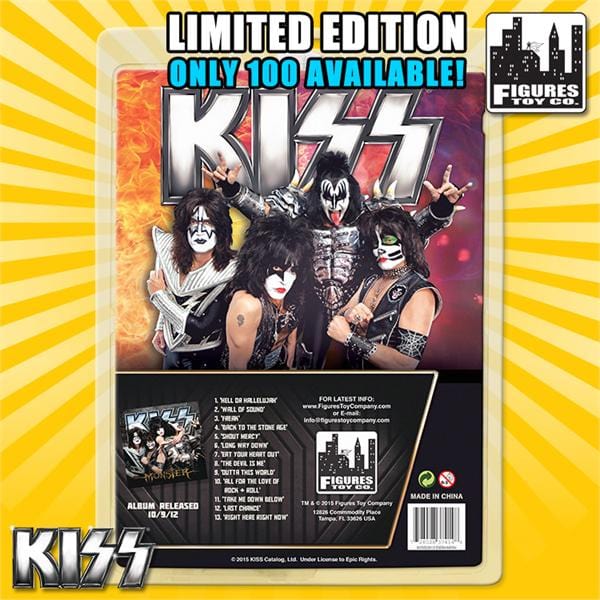 KISS Limited Edition 8 &amp; 12 Inch Figure Two-Packs: The Demon &quot;Monster&quot; Standard Edition With Bass Guitars