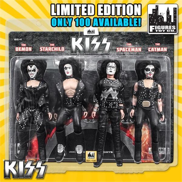 KISS Limited Edition 8 Inch Figure Four-Packs: 1974 Debut Album Edition