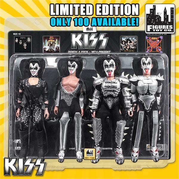 KISS Limited Edition 8 Inch Figure Four-Packs: Demon Edition