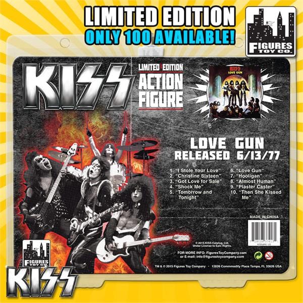KISS Limited Edition 8 Inch Figure Four-Packs: Love Gun Edition