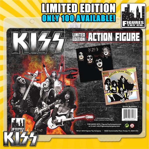 KISS Limited Edition 8 Inch Figure Two-Packs: The Demon 1974 Debut Album Edition