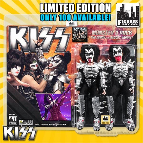 KISS Limited Edition 8 Inch Figure Two-Packs: The Demon "Monster" Edition