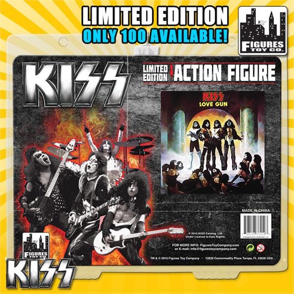 KISS Limited Edition 8 Inch Figure Two-Packs: The Demon &amp; The Starchild Love Gun Edition