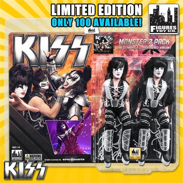 KISS Limited Edition 8 Inch Figure Two-Packs: The Starchild &quot;Monster&quot; Edition