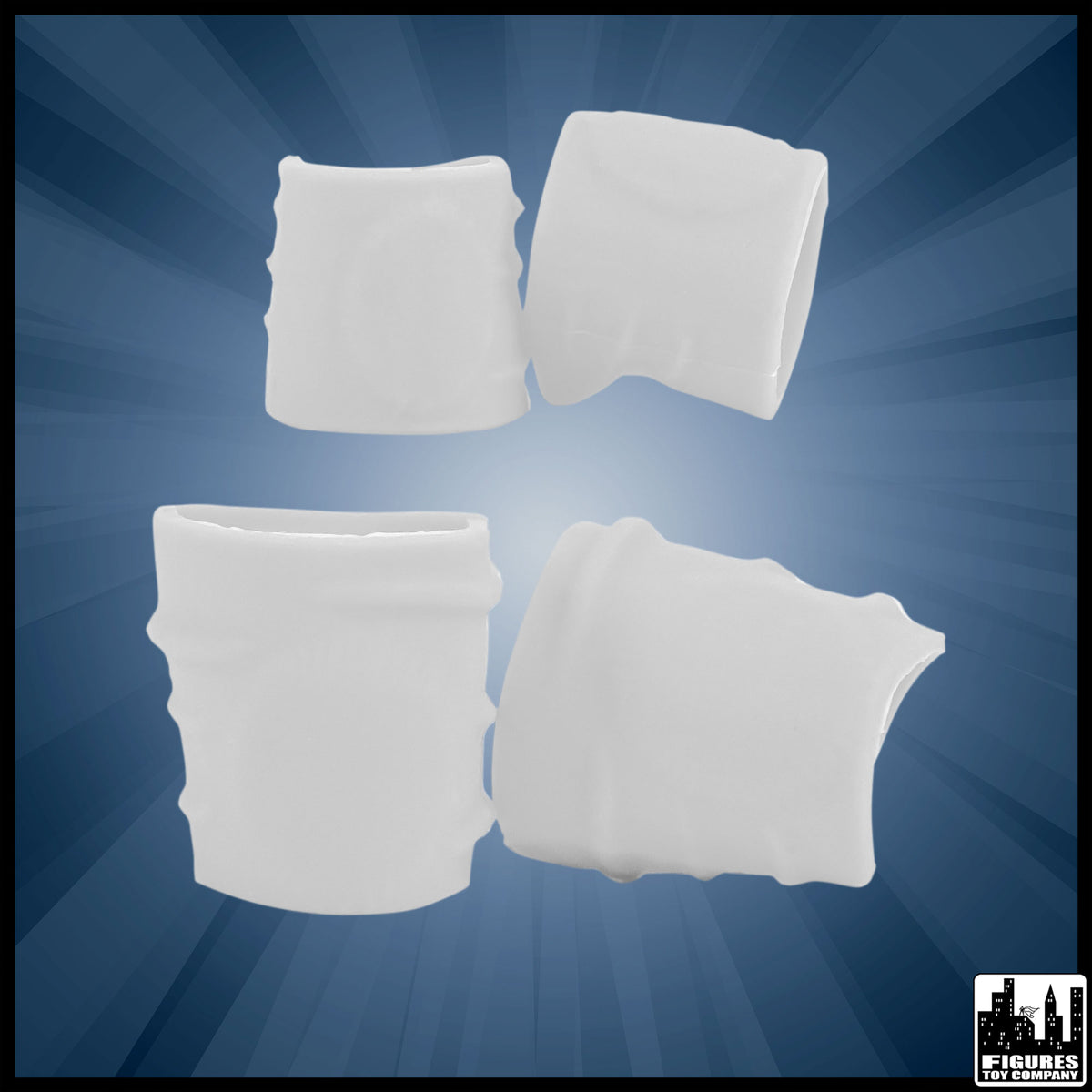 Knee Elbow Pad Set White 01 Main