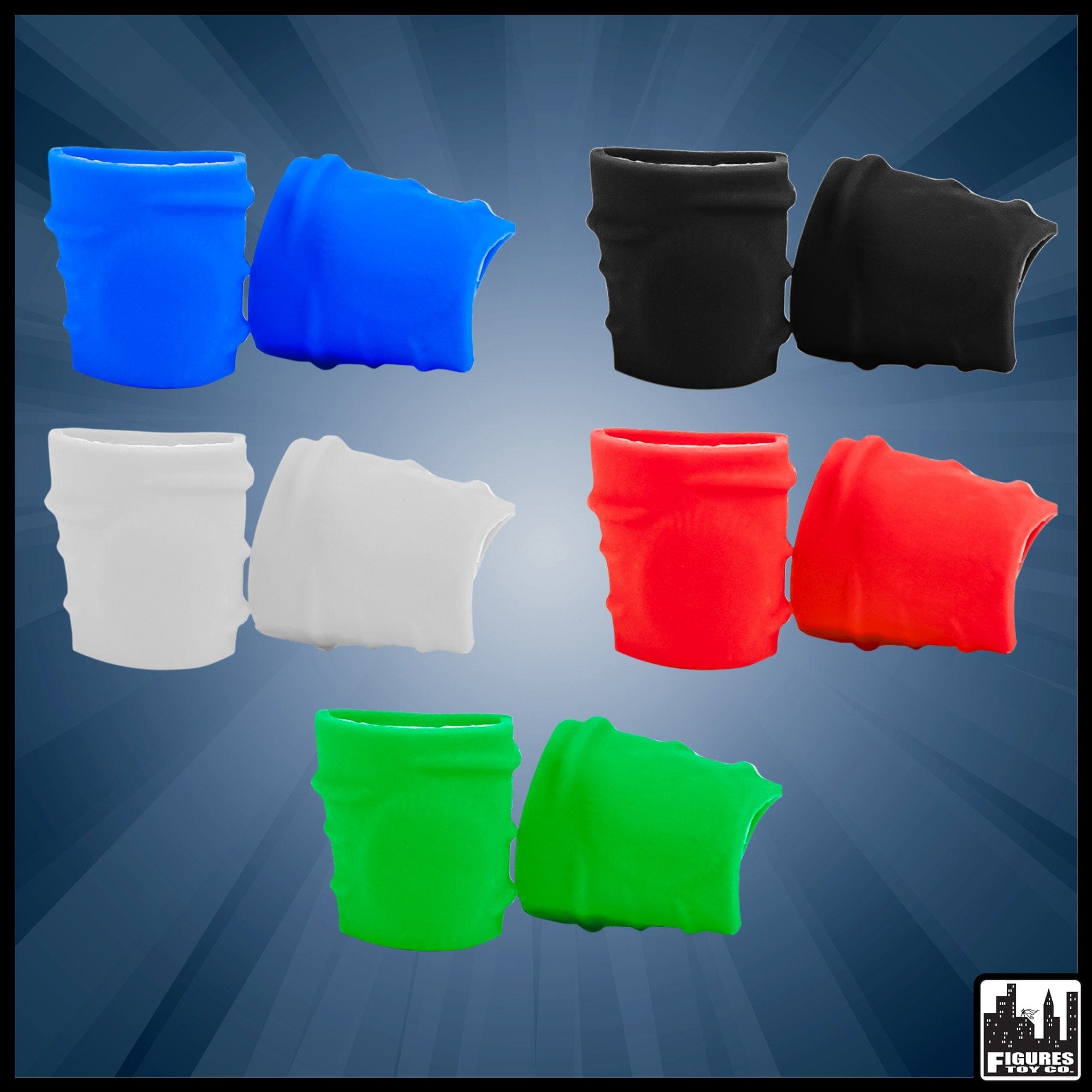 Knee Pad Set for WWE Wrestling Action Figures