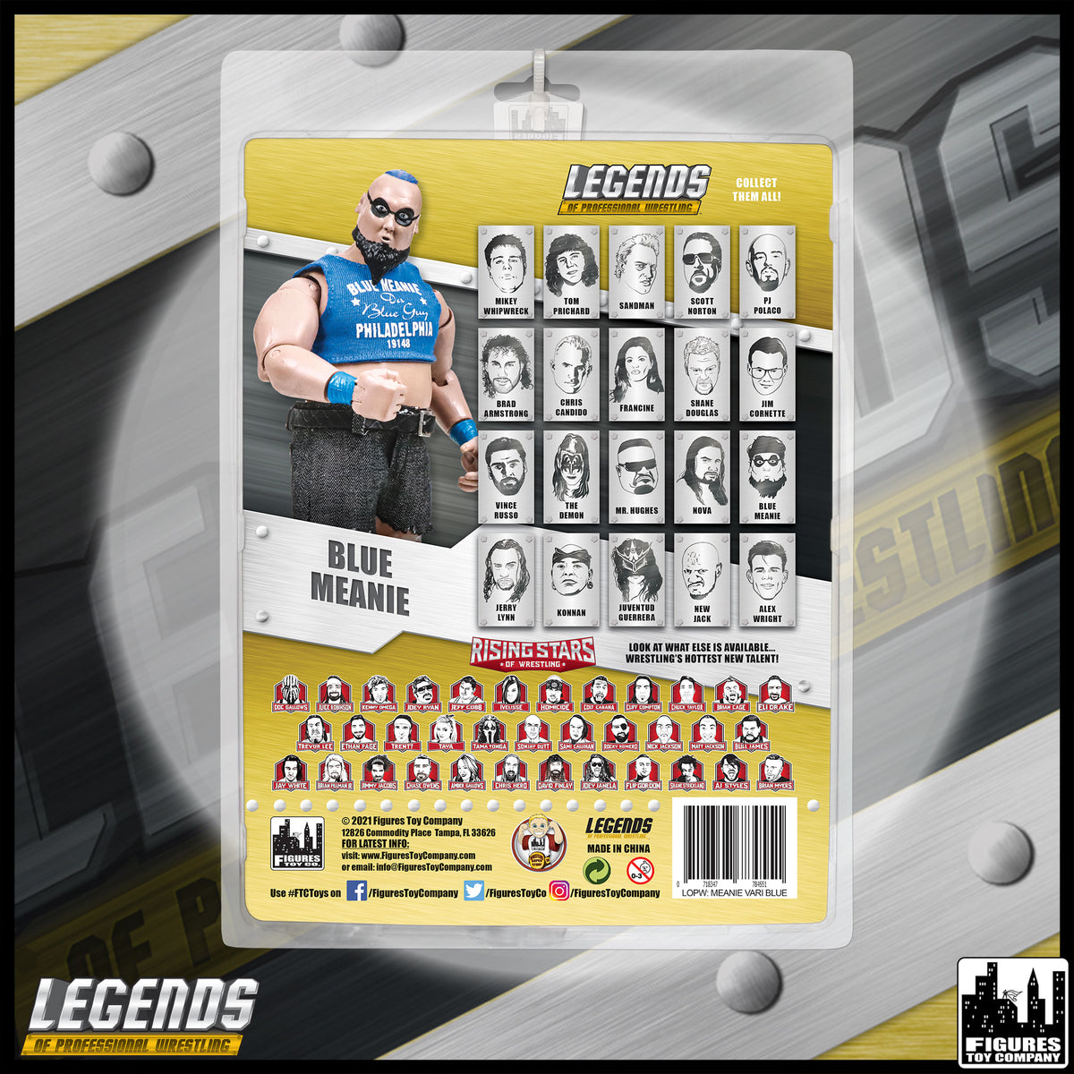 Legends Blue Meanie Variant Carded 03 Card Back