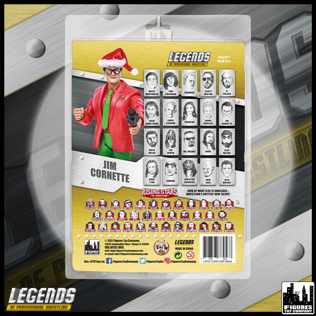Legends Jim Cornette Christmas Carded 03 Card Back