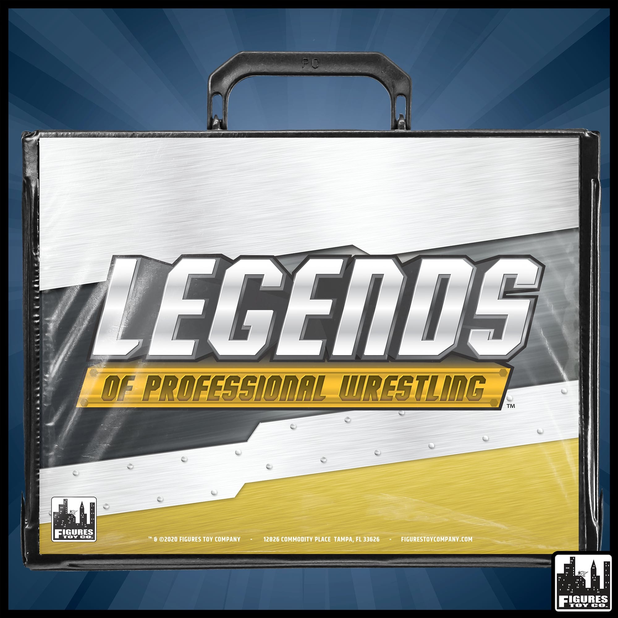 Legends of Professional Wrestling Carrying Case for Wrestling Action Figures