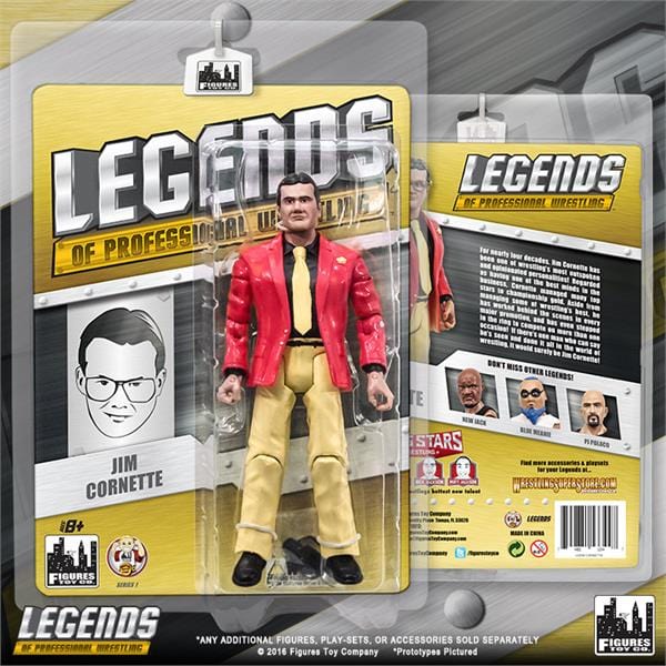 Legends of Professional Wrestling Series 1 Action Figures: Jim Cornette