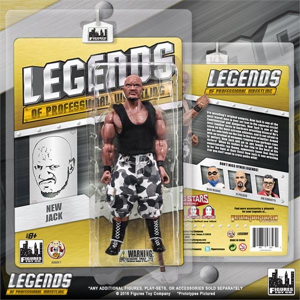 Legends of Professional Wrestling Series 1 Action Figures: New Jack