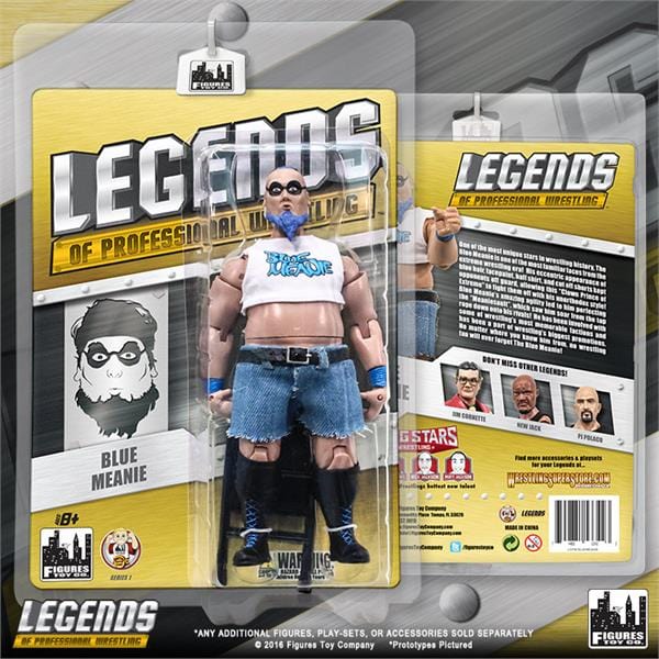 Legends of Professional Wrestling Series 1 Action Figures: The Blue Meanie