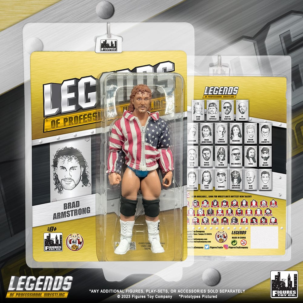 Legends of Professional Wrestling Series Action Figures: Brad Armstrong