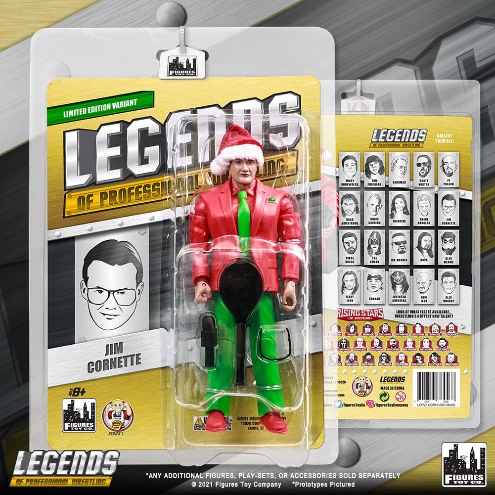 Legends of Professional Wrestling Series Action Figures: Jim Cornette [Christmas Variant]