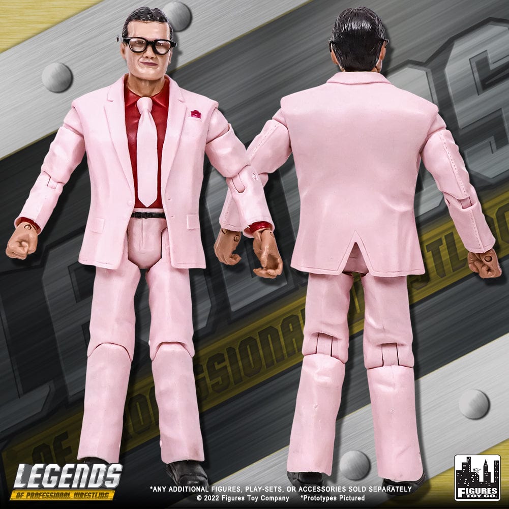 Legends of Professional Wrestling Series Action Figures: Jim Cornette [Fuschia Variant]