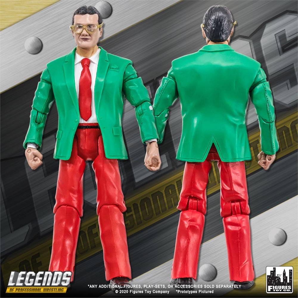 Legends of Professional Wrestling Series Action Figures: Jim Cornette [Green &amp; Red Variant]