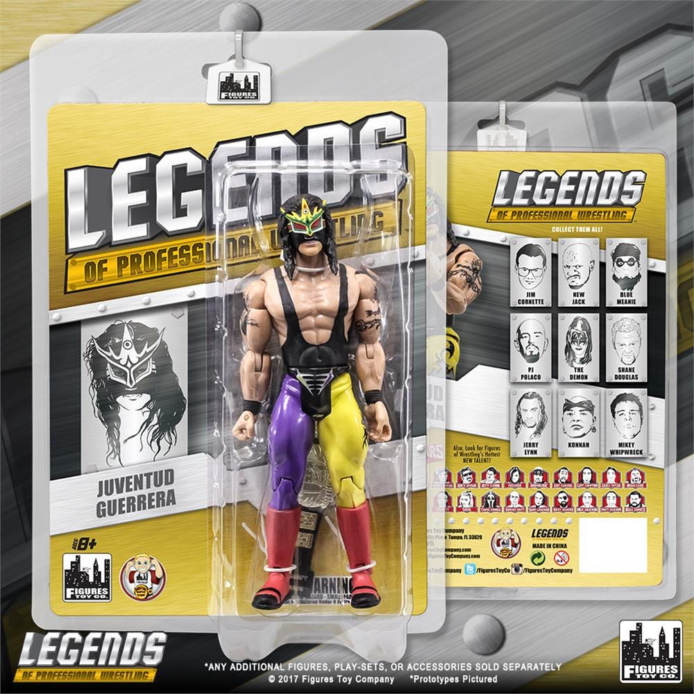 Legends of Professional Wrestling Series Action Figures: Juventud Guerrera
