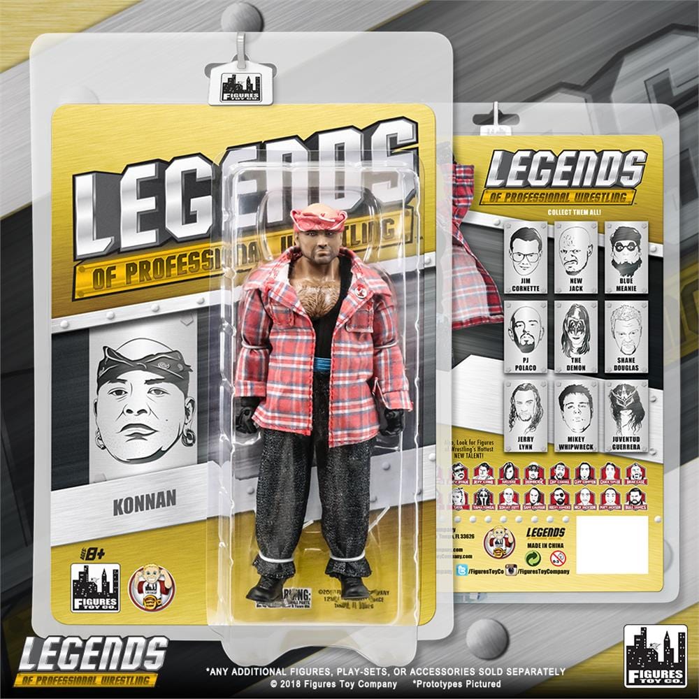 Legends of Professional Wrestling Series Action Figures: Konnan