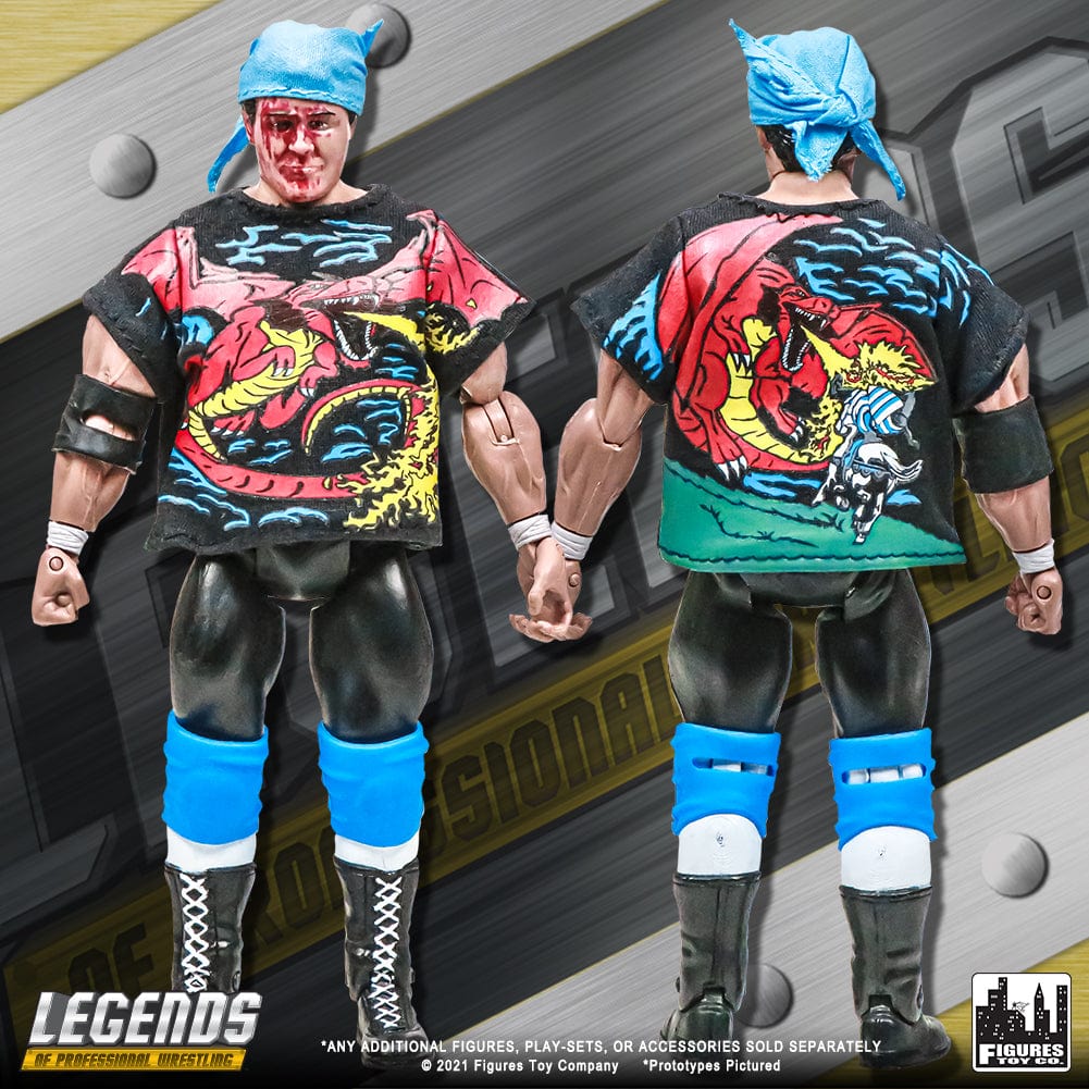 Legends of Professional Wrestling Series Action Figures: Mikey Whipwreck [Bloody Variant]