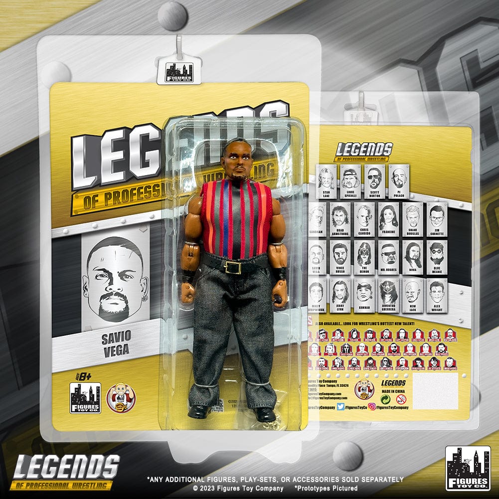 Legends of Professional Wrestling Series Action Figures: Savio Vega