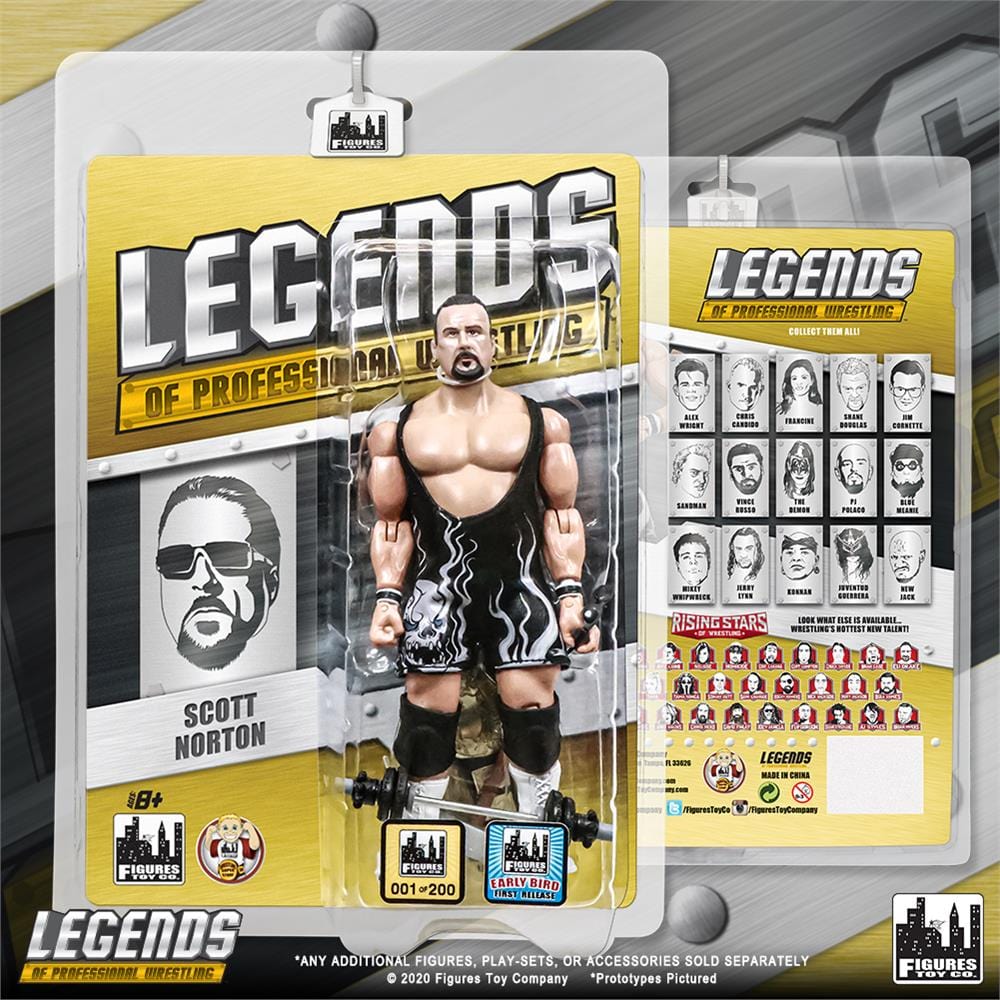 Legends of Professional Wrestling Series Action Figures: Scott Norton [Early Bird Variant]