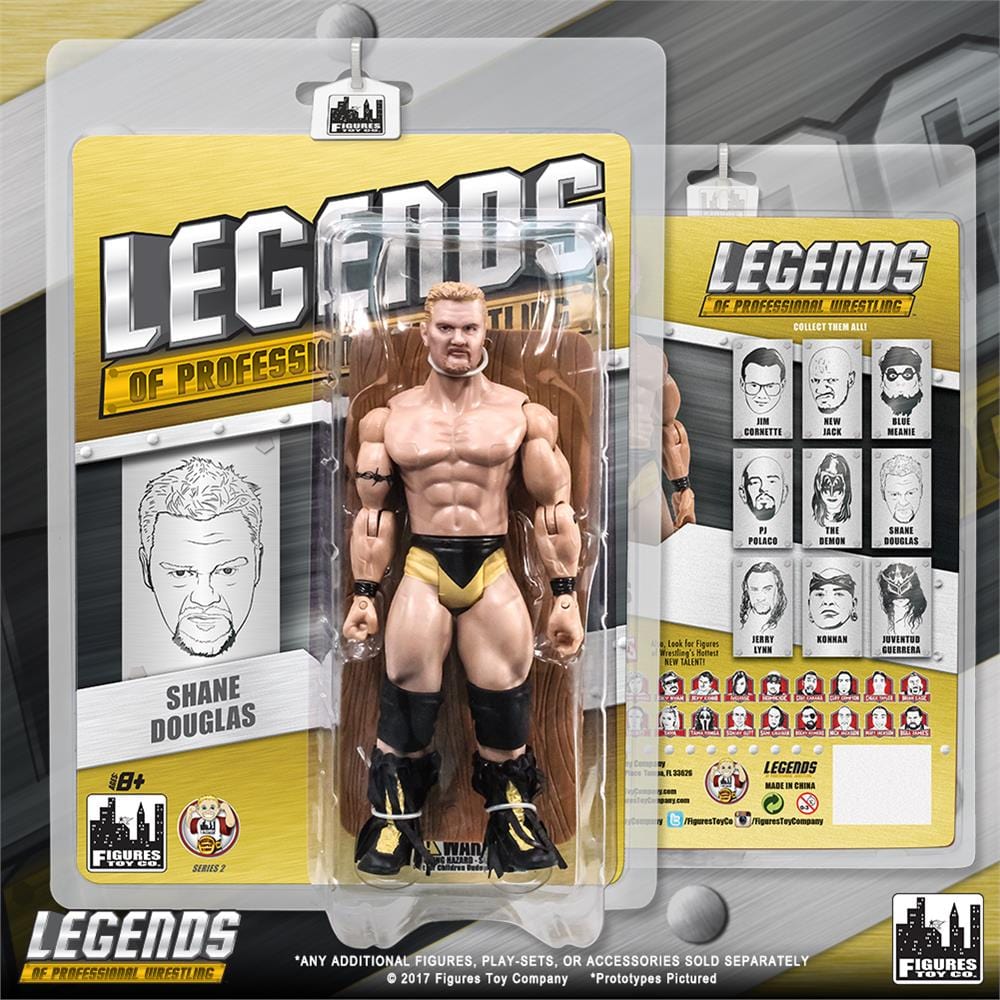 Legends of Professional Wrestling Series Action Figures: Shane Douglas