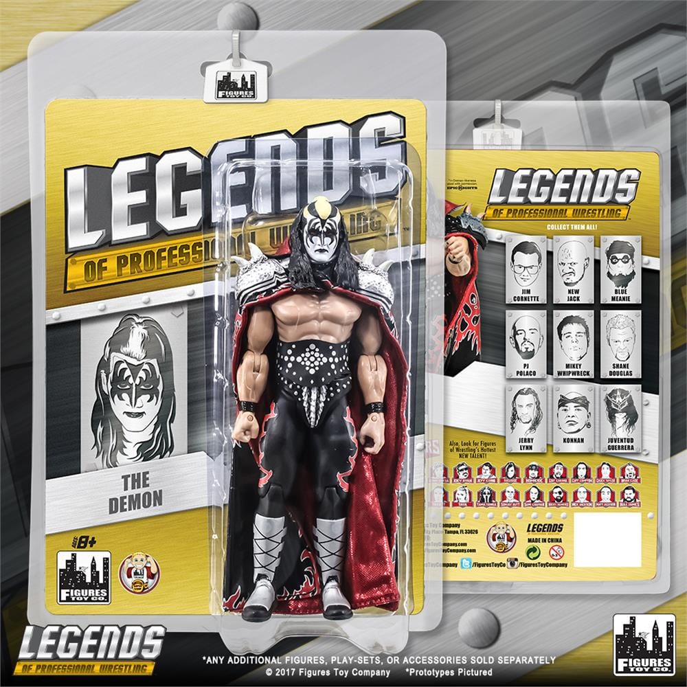 Legends of Professional Wrestling Series Action Figures: The Demon [KISS]