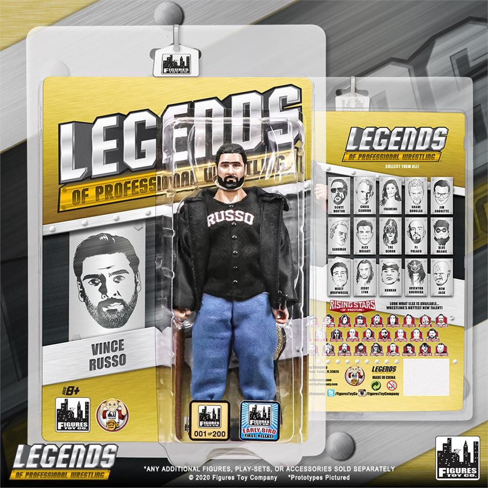 Legends of Professional Wrestling Series Action Figures: Vince Russo [Early Bird Variant]