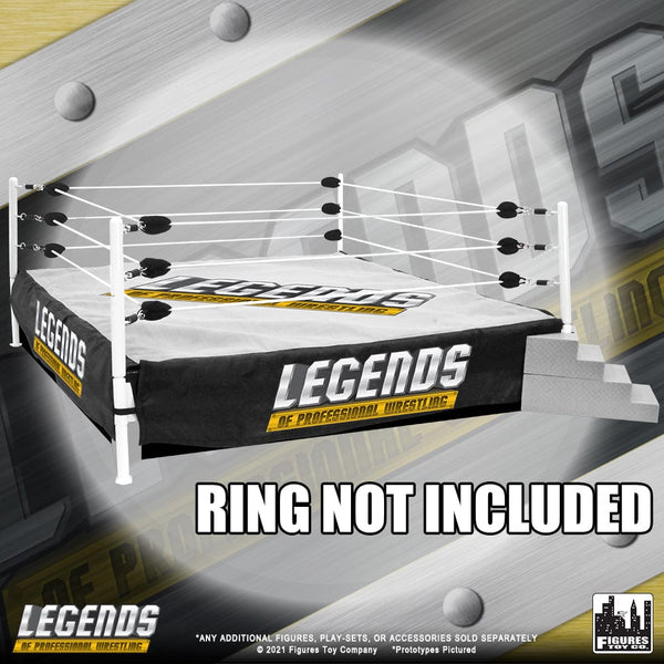 Legends of Wrestling Action Figure Series: Wrestling Ring Mat - Figures ...
