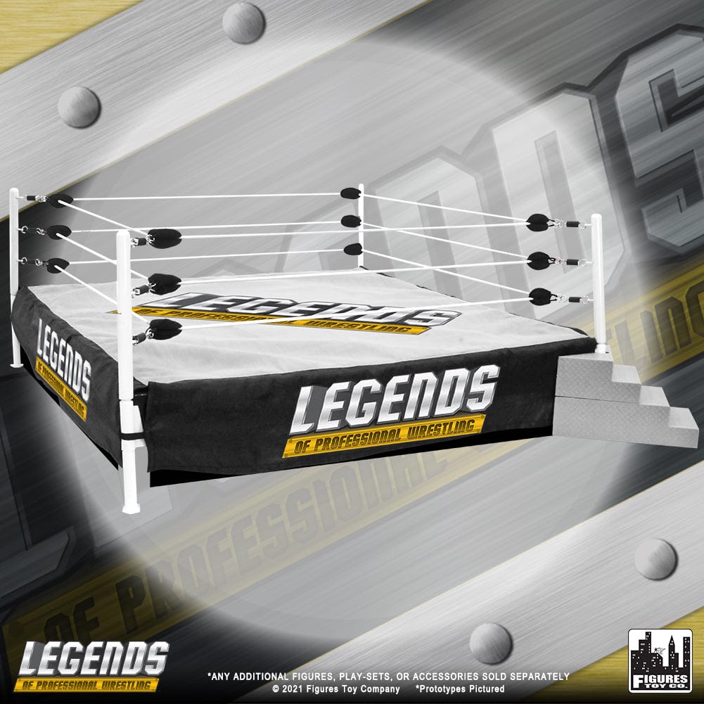 Legends of Wrestling Ring for Wrestling Action Figures Figures Toy