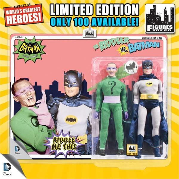 Limited Edition 8 Inch Batman Classic TV Series Two-Packs Series 1: Batman &amp; The Riddler