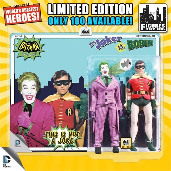Limited Edition 8 Inch Batman Classic TV Series Two-Packs Series 1: The Joker &amp; Robin