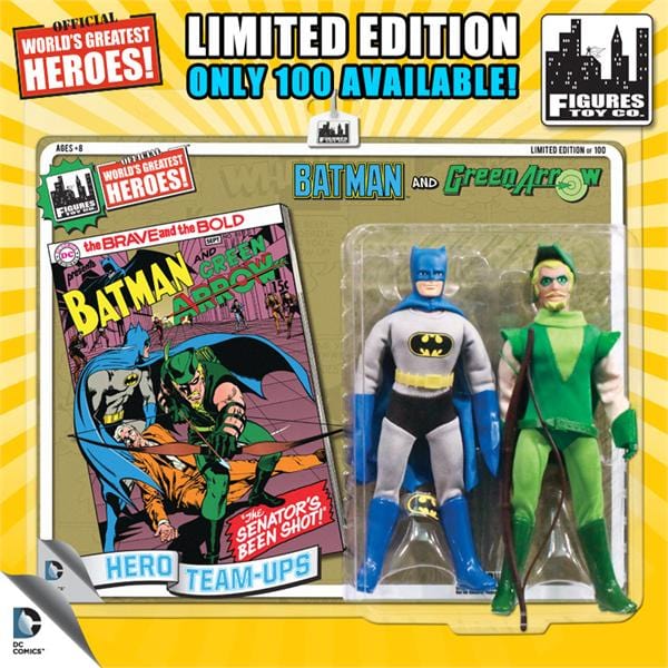 Limited Edition 8 Inch DC Superhero Two-Packs Series 2: Batman & Green Arrow