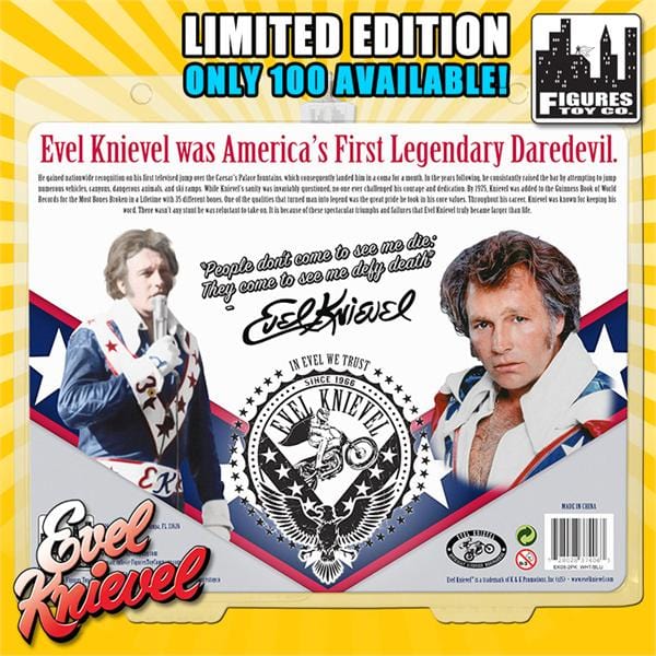 Limited Edition 8 Inch Evel Knievel Two-Pack