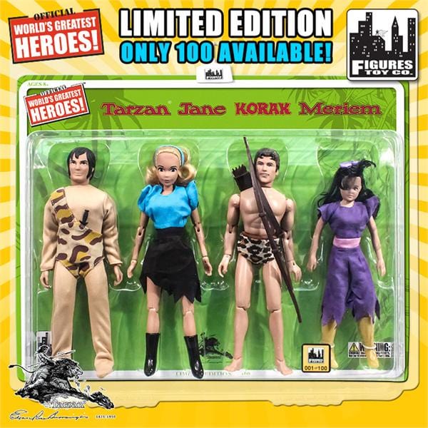 Limited Edition Tarzan Action Figure Series Four Pack