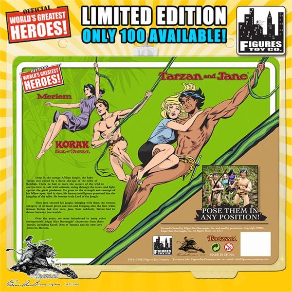 Limited Edition Tarzan Action Figure Series Four Pack