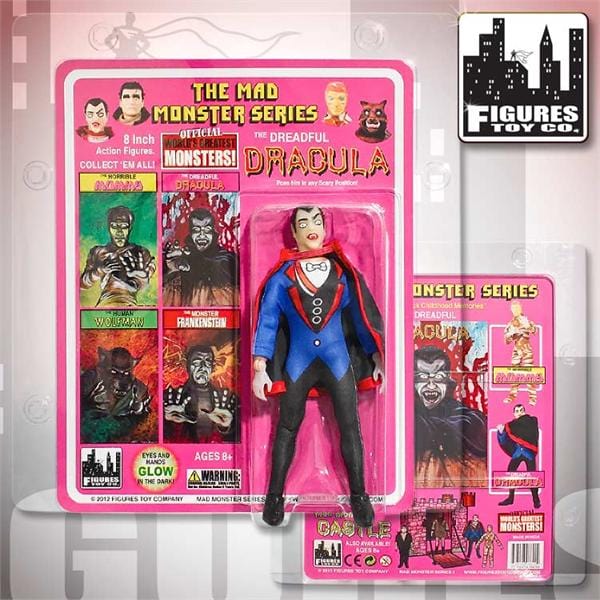 Mad Monsters The Dreadful Dracula 8 inch action figure (2012)