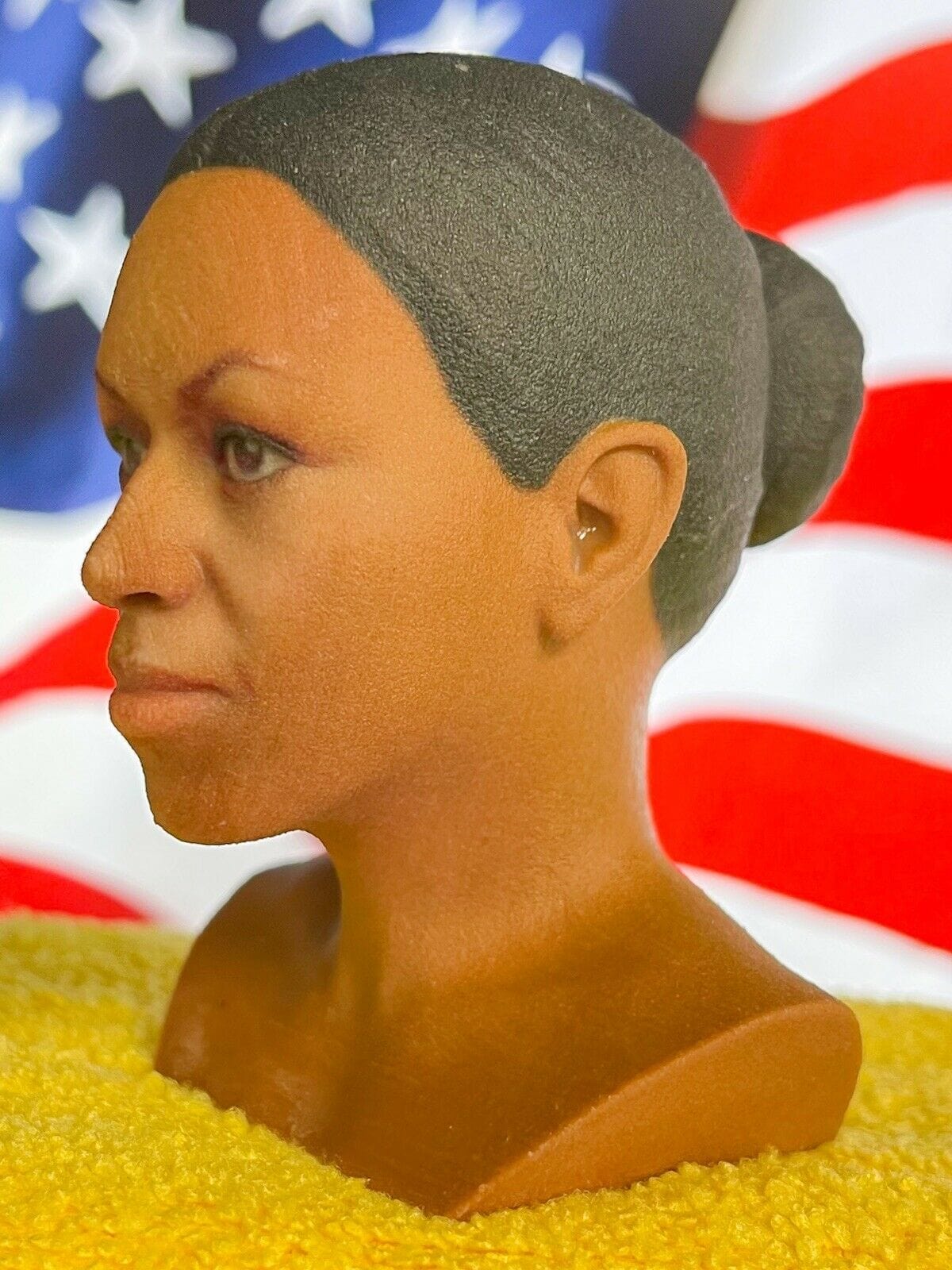 Michelle &amp; Barack Obama Bust Statues President Collectible