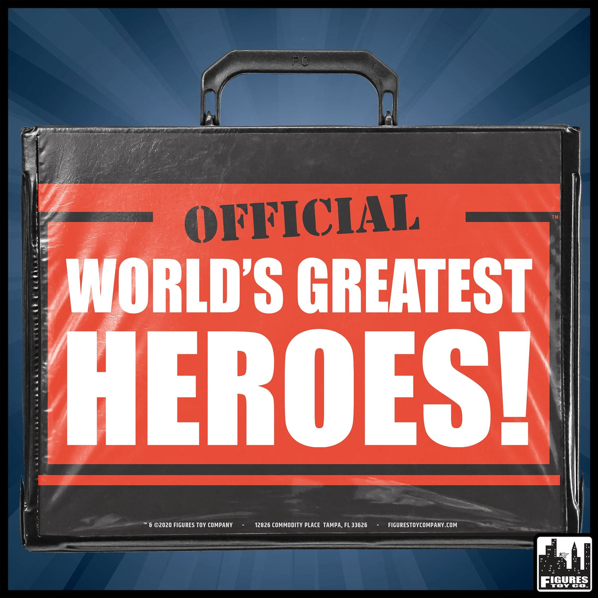 Official World&#39;s Greatest Heroes! Action Figure Carrying Case