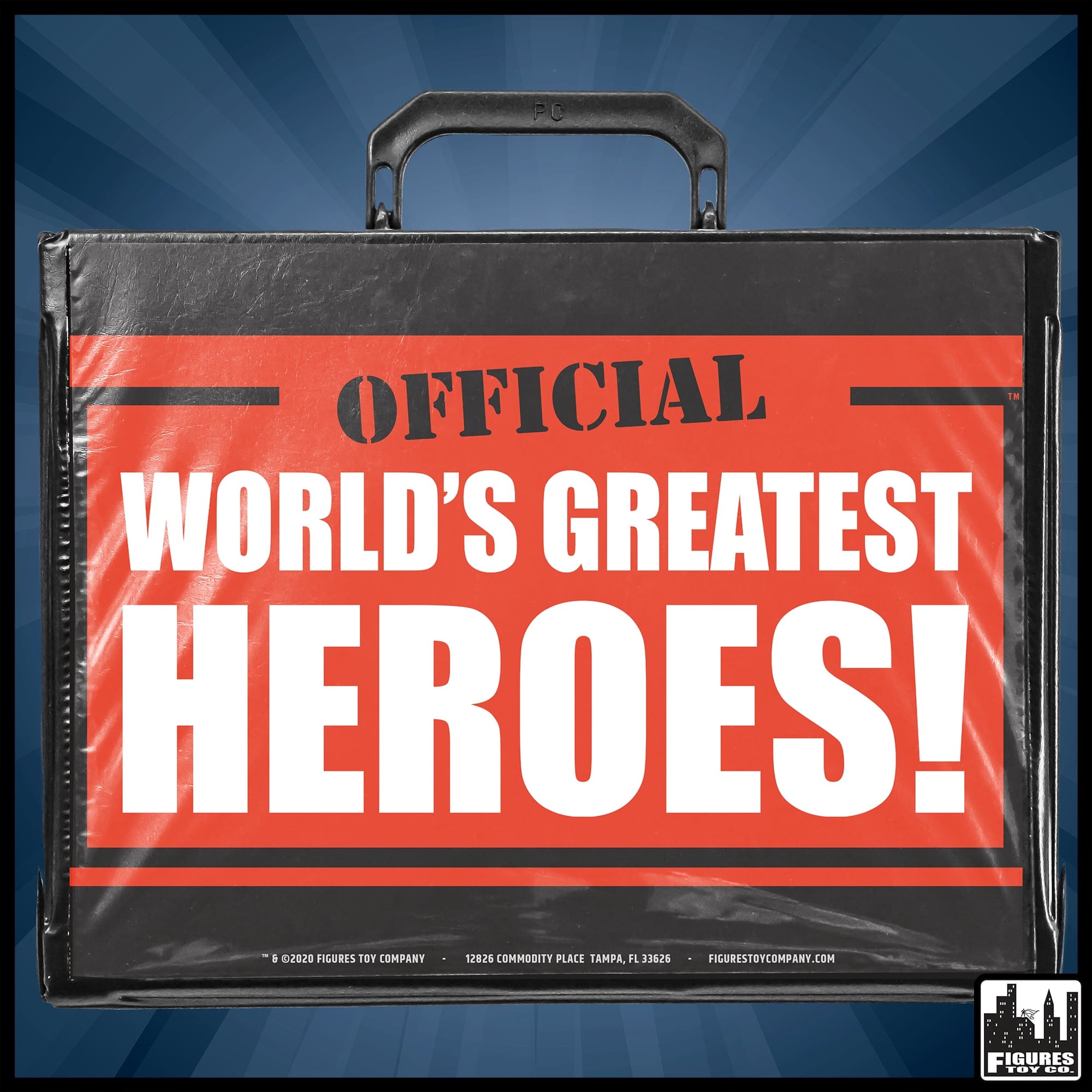 Official World's Greatest Heroes! Action Figure Carrying Case
