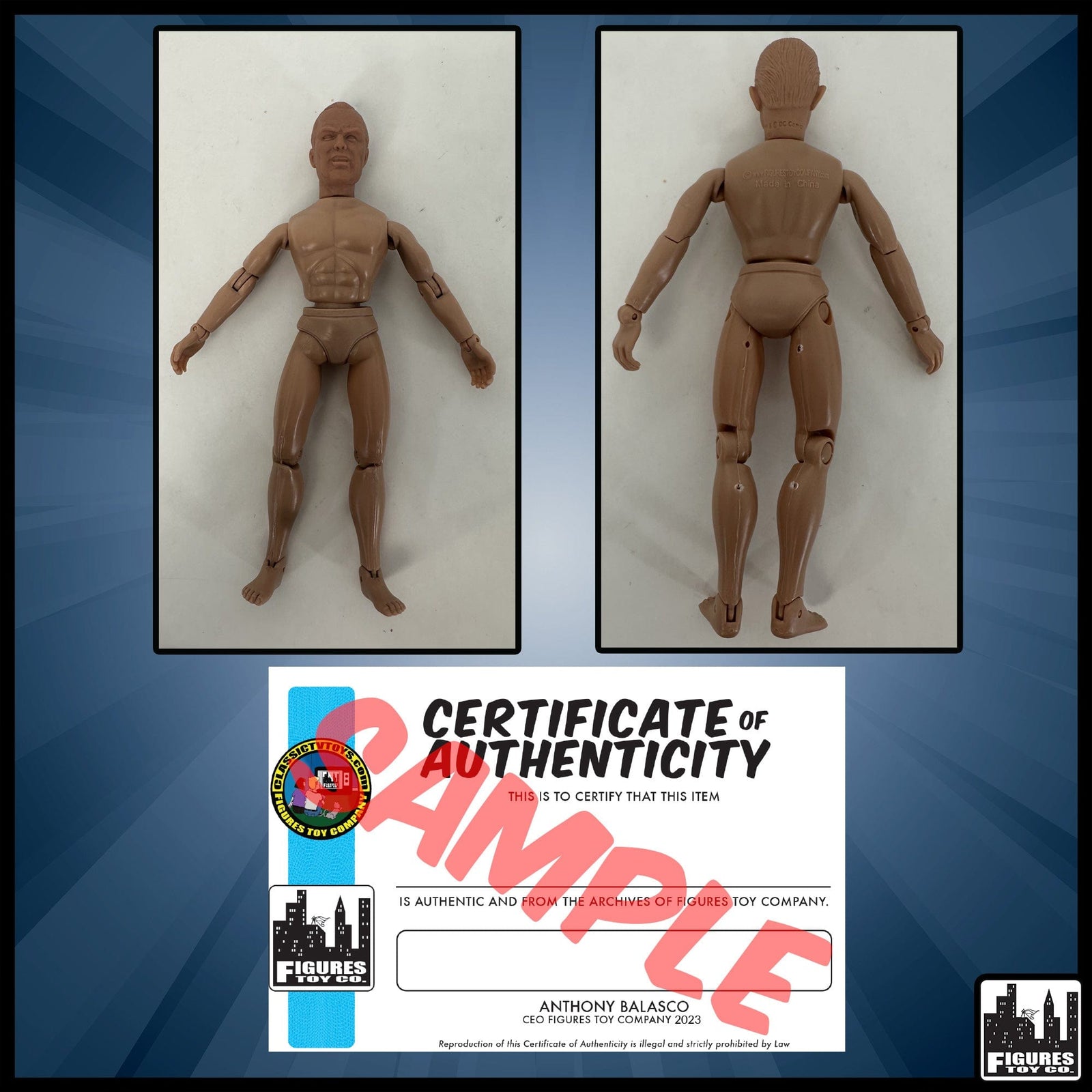 Perry White Prototype Action Figure Test Shots