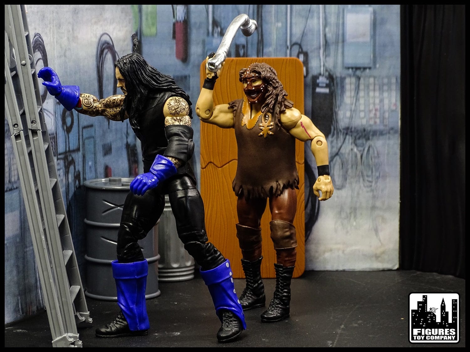 Set of 3 Doors for WWE & AEW Wrestling Action Figures - Figures