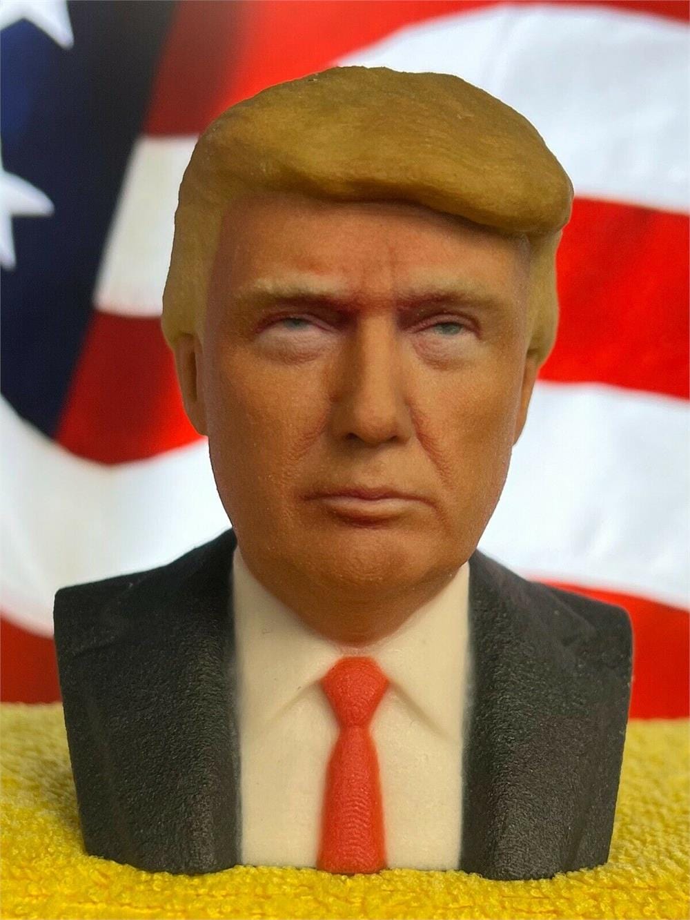 President Donald Trump Bust Statue