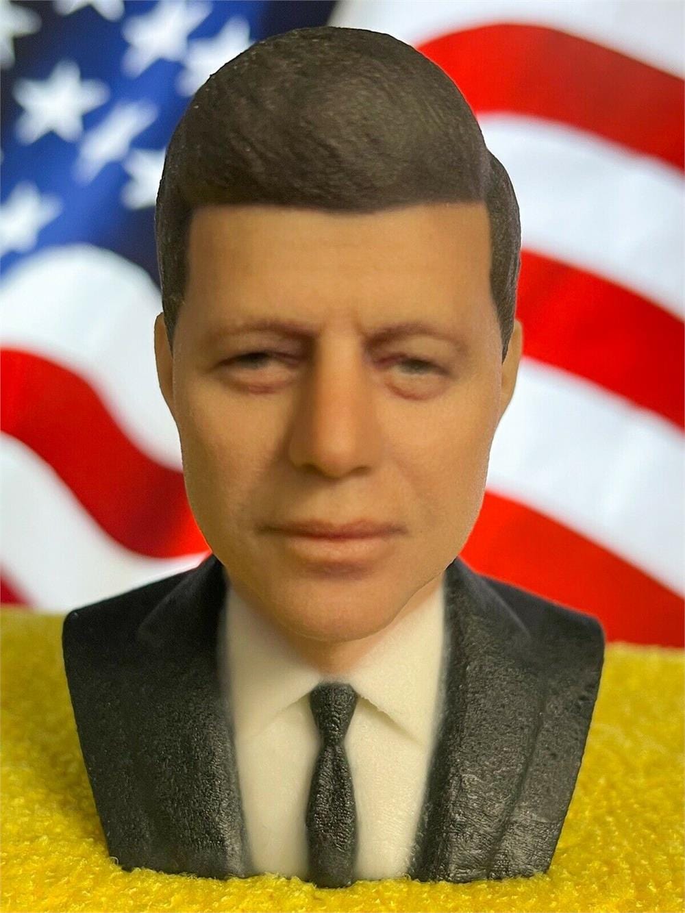 President John F. Kennedy Bust Statue Collectible