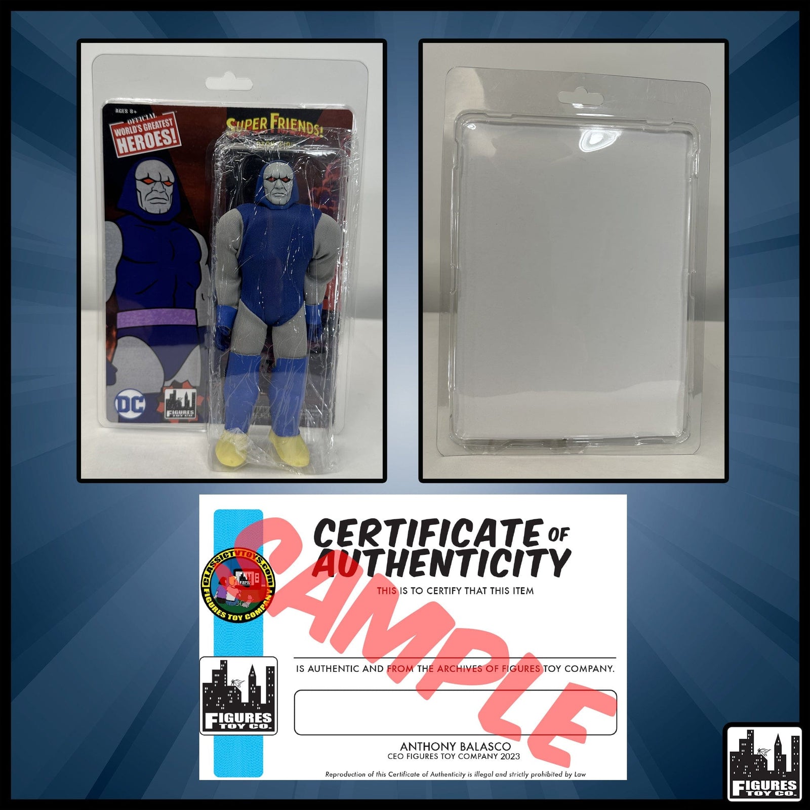 PROTOTYPE Super Friends Darkseid Action Figure