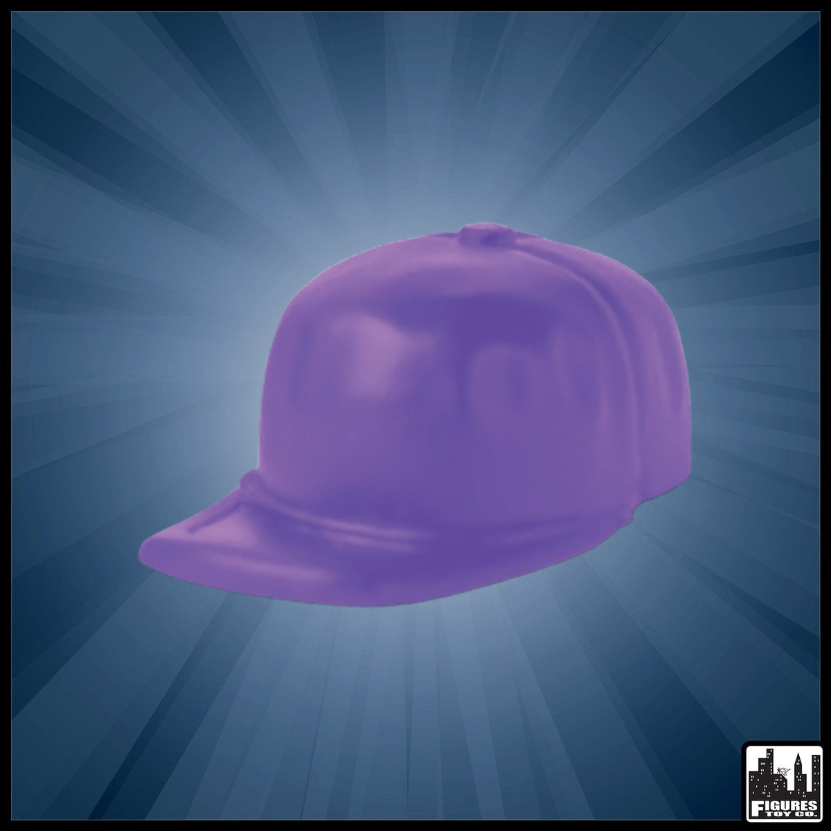 Purple Baseball Cap for WWE Wrestling Action Figures