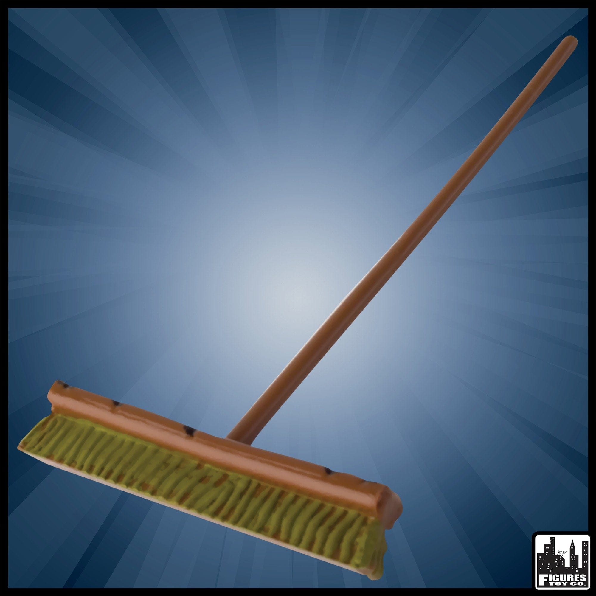 Push Broom for WWE Wrestling Action Figures